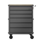 Hyper Tough Hyper Stack 27-Inch 6-Drawer Rolling Tool Cabinet, Black Steel Garage Tool Storage Chest - Image 5